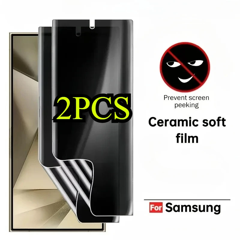 

2Pcs Anti-Spy Hydrogel Film For Samsung S25 S24 Ultra S22 S23 S20 S10 Plus Screen Protector For Samsung Note 10 20 Ultra Film