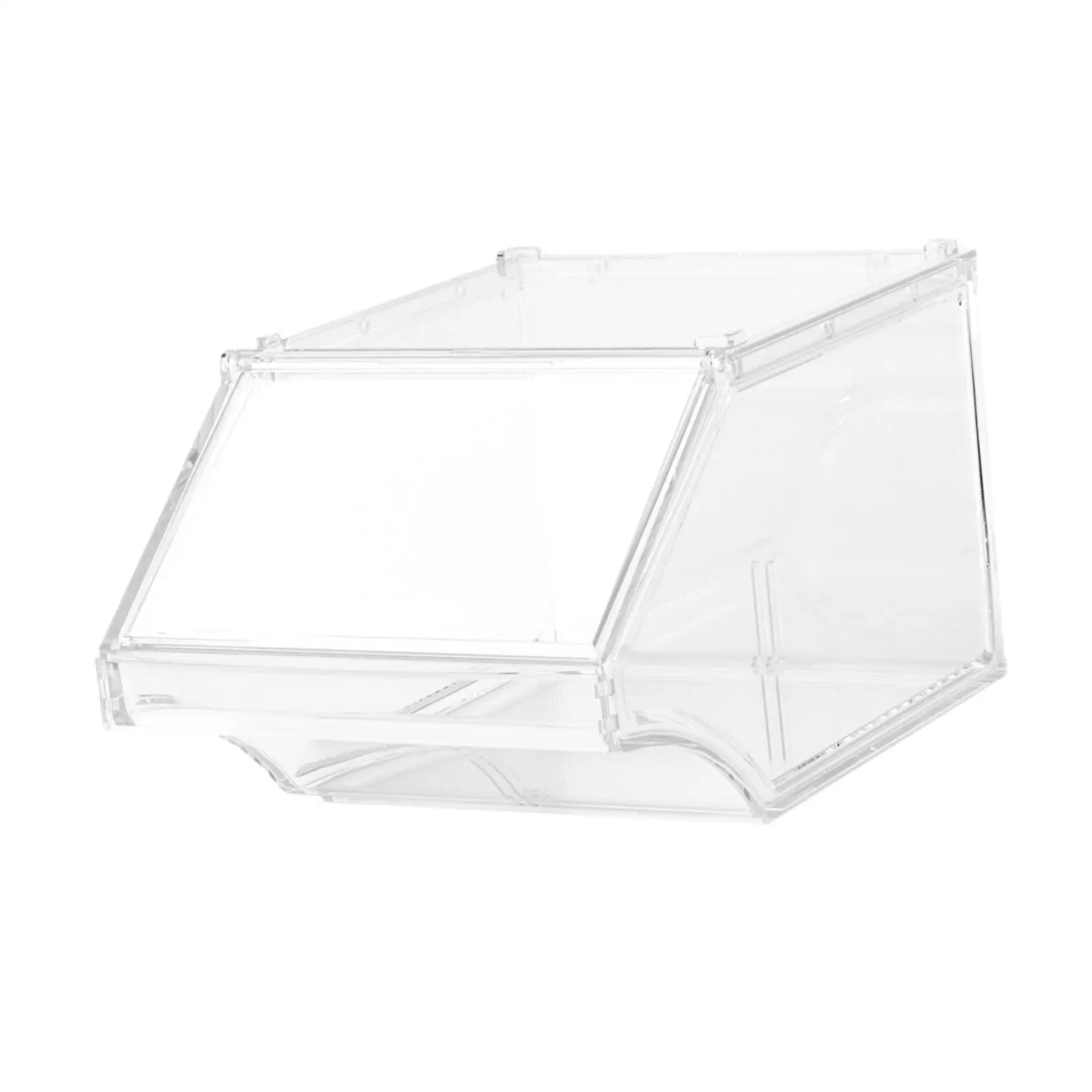 Acrylic Storage Bin Open Front Bread Container for Candy Store Retail Stores