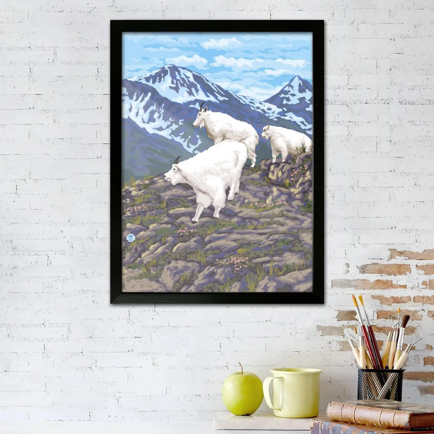 glacier national park Canvas Art Poster and Wall Art, Picture Print, Modern Family Bedroom Decor,Decorative painting