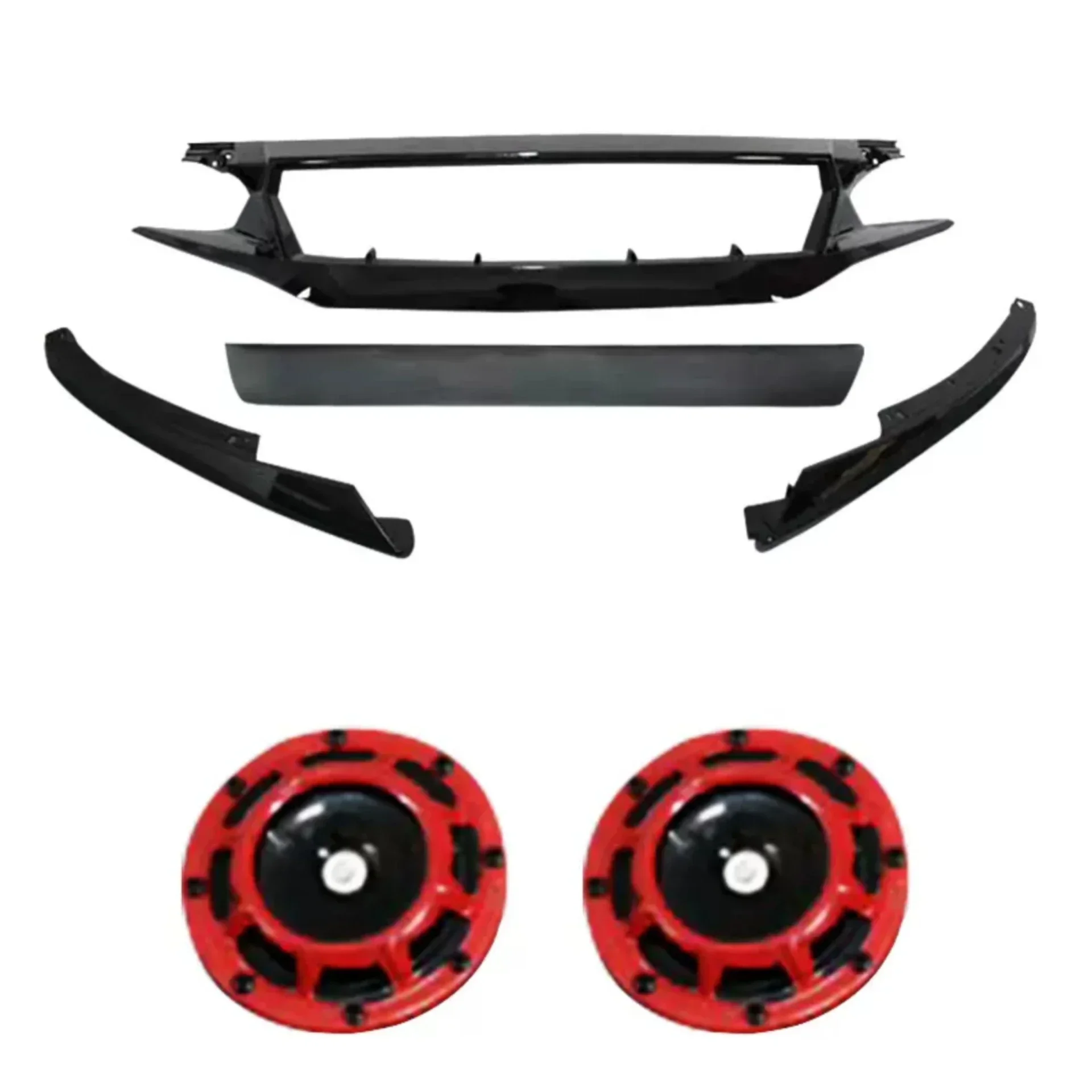 

Решетка маски радиатора в сборе для Honda Civic 10th Hatchback 2016-2018 модифицированная сетка N1 автомобильные аксессуары