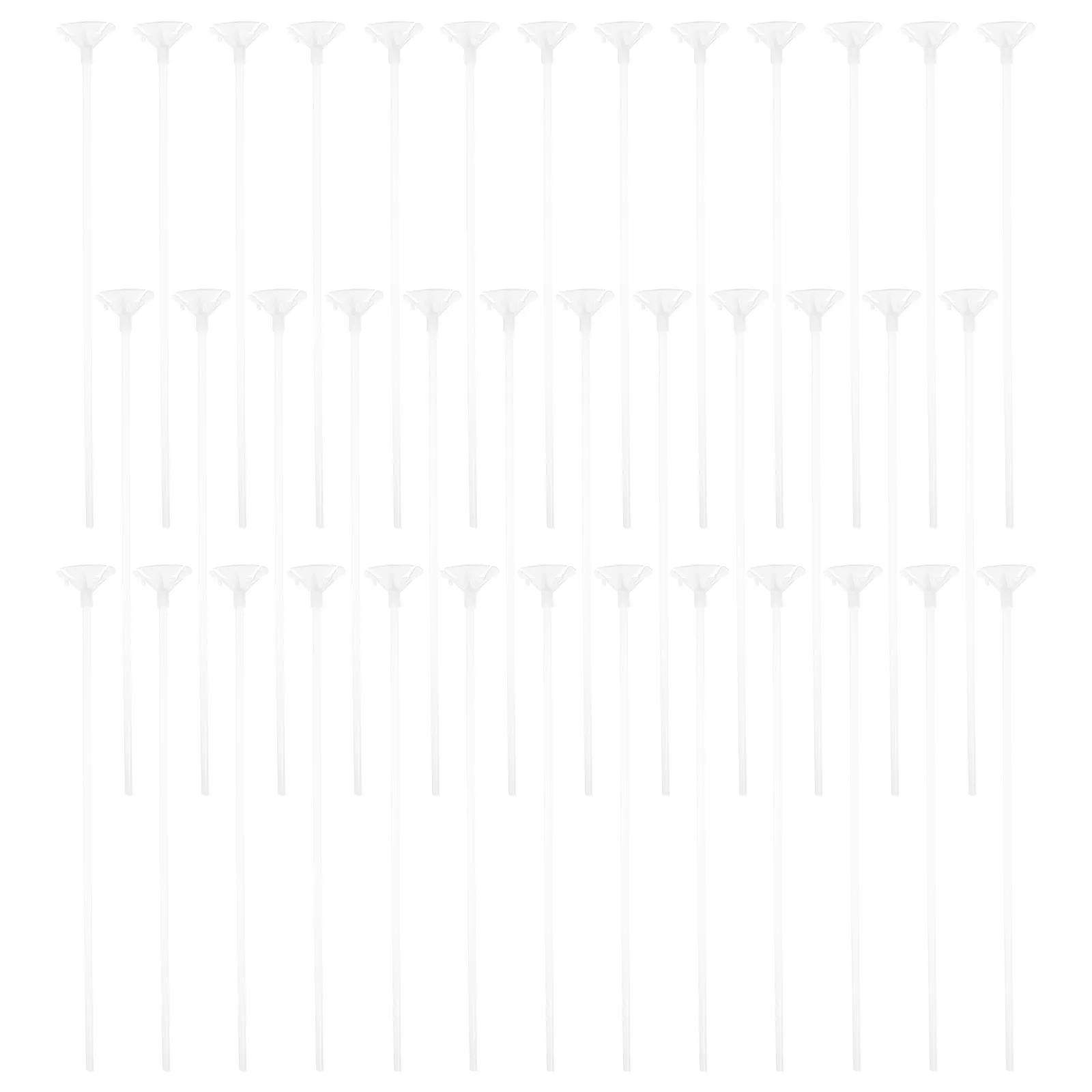 

100Pcs Balloon Stick Clear Plastic Balloon Holder Party Wedding Table Centerpiece DIY Accessories Stand Kit Reusable
