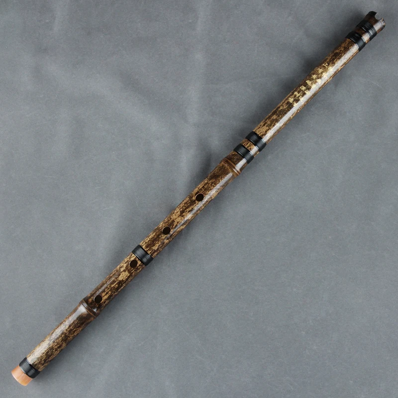 

Handmade Natural Black Bamboo Shakuhachi D key 54cm Musical Instruments Suitable For Beginners