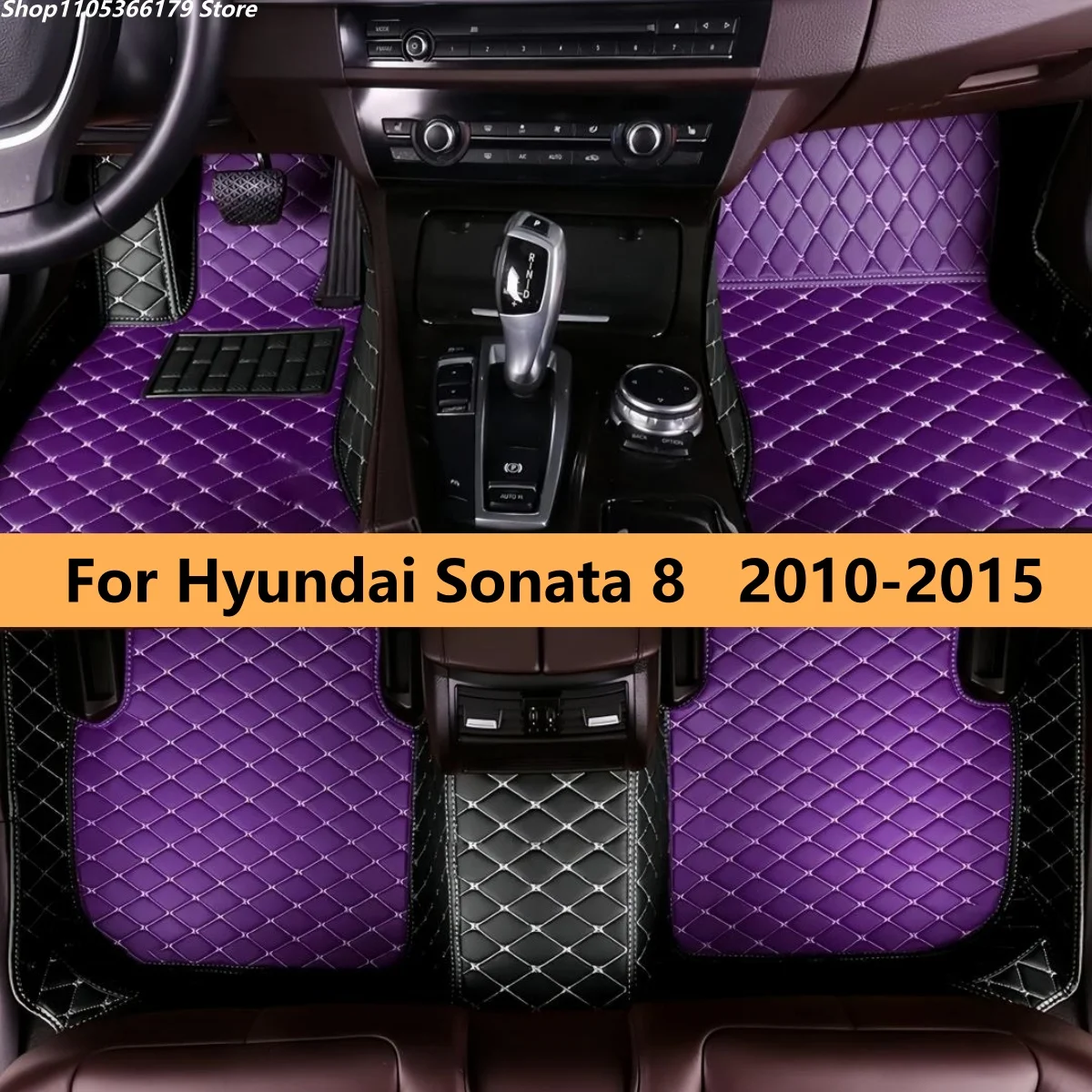 

Car Floor Mats For Hyundai Sonata 8 2010 2011 2012 2013 2014 2015 Auto Foot Matts Rugs Vehicle Full Set Carpet Pads