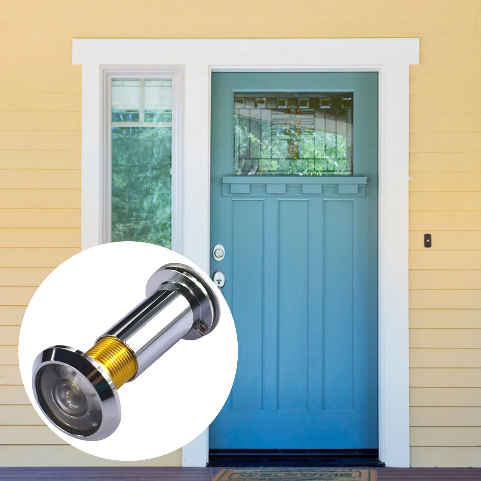 

Широкоугольный аксессуар для дома и квартиры, с отверстиями для открывания двери, для друзей и семьи, подарок на новоселье