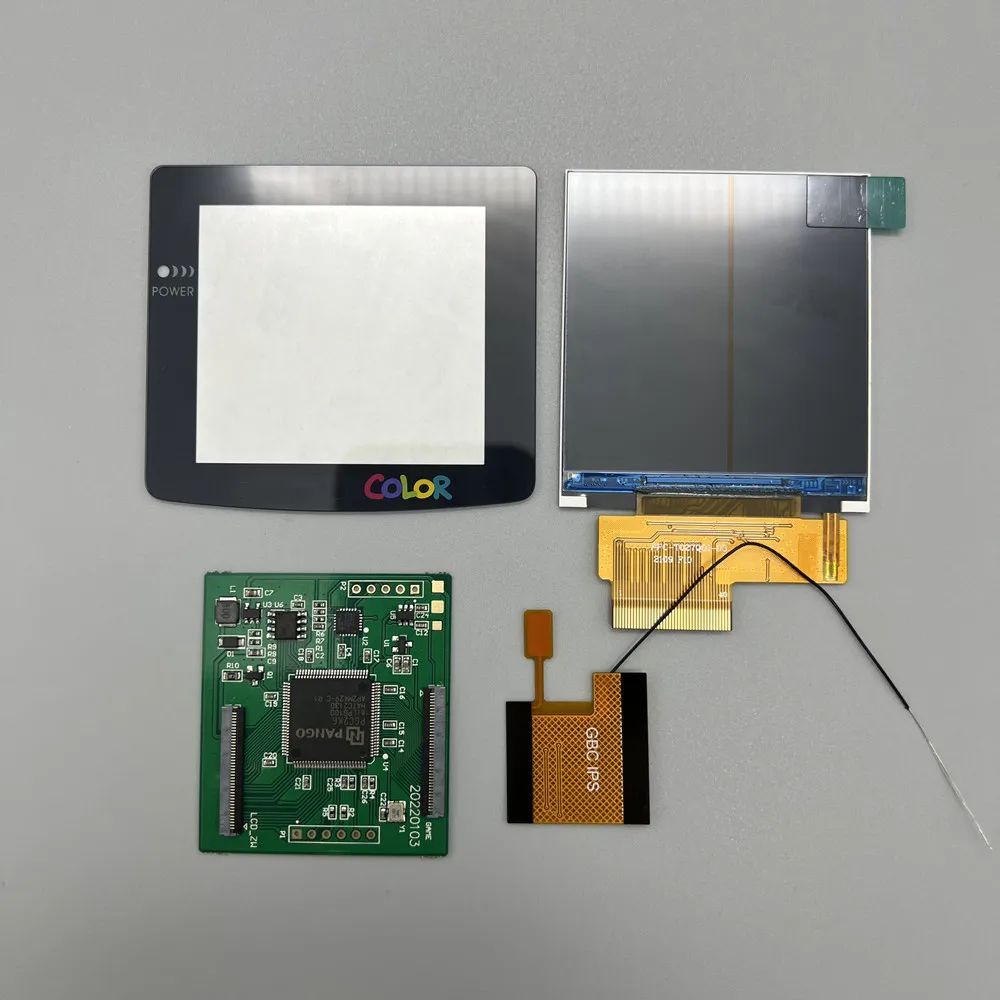 2,6-дюймовый ЖК-экран высокой яркости IPS подходит для Nintendo Gameboy, цветной IPS GBC, ЖК-дисплей с поддержкой пиксельного дисплея