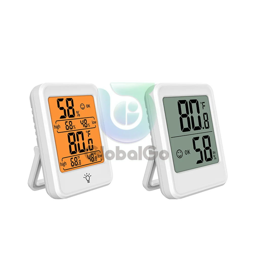 LCD Digital Thermometer Hygrometer Indoor Room Temperature Humidity Meter Sensor Gauge Weather Station Household Thermometer