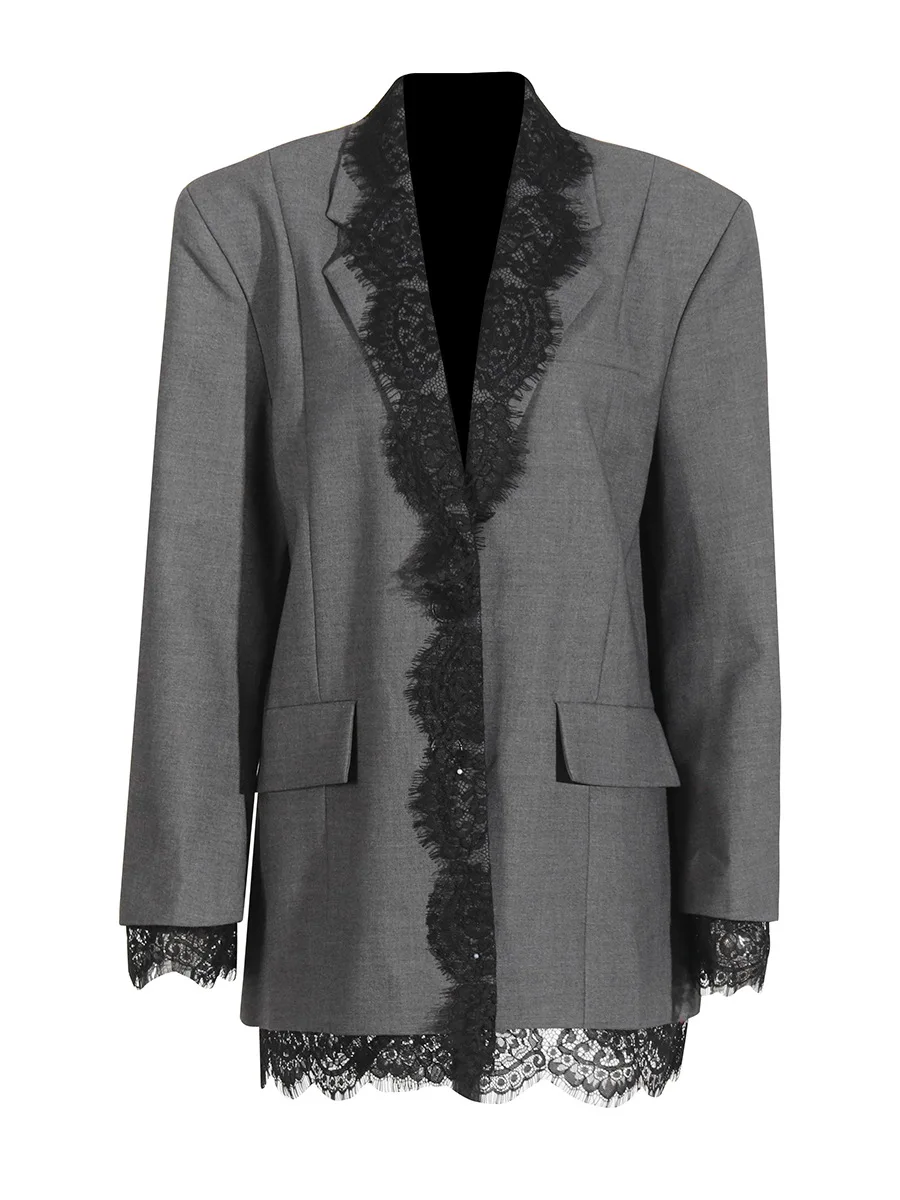 

Женская рубашка SuperAen в корейском стиле с ретро-полосками, модная, с рюшами, с длинными рукавами, летняя, 2026, новая, свободная, повседневная