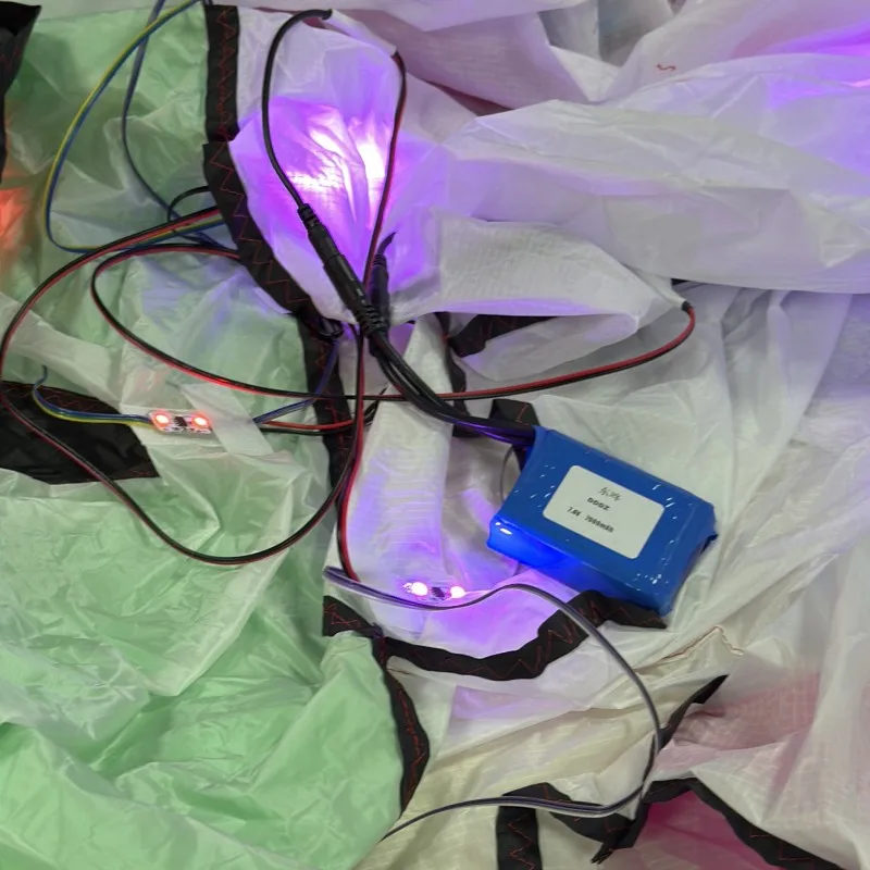 Batteria di ricambio per kit LED 7.4V 5000/6000/7000/10000 MAH accessori batteria al litio con caricabatteria gratuito