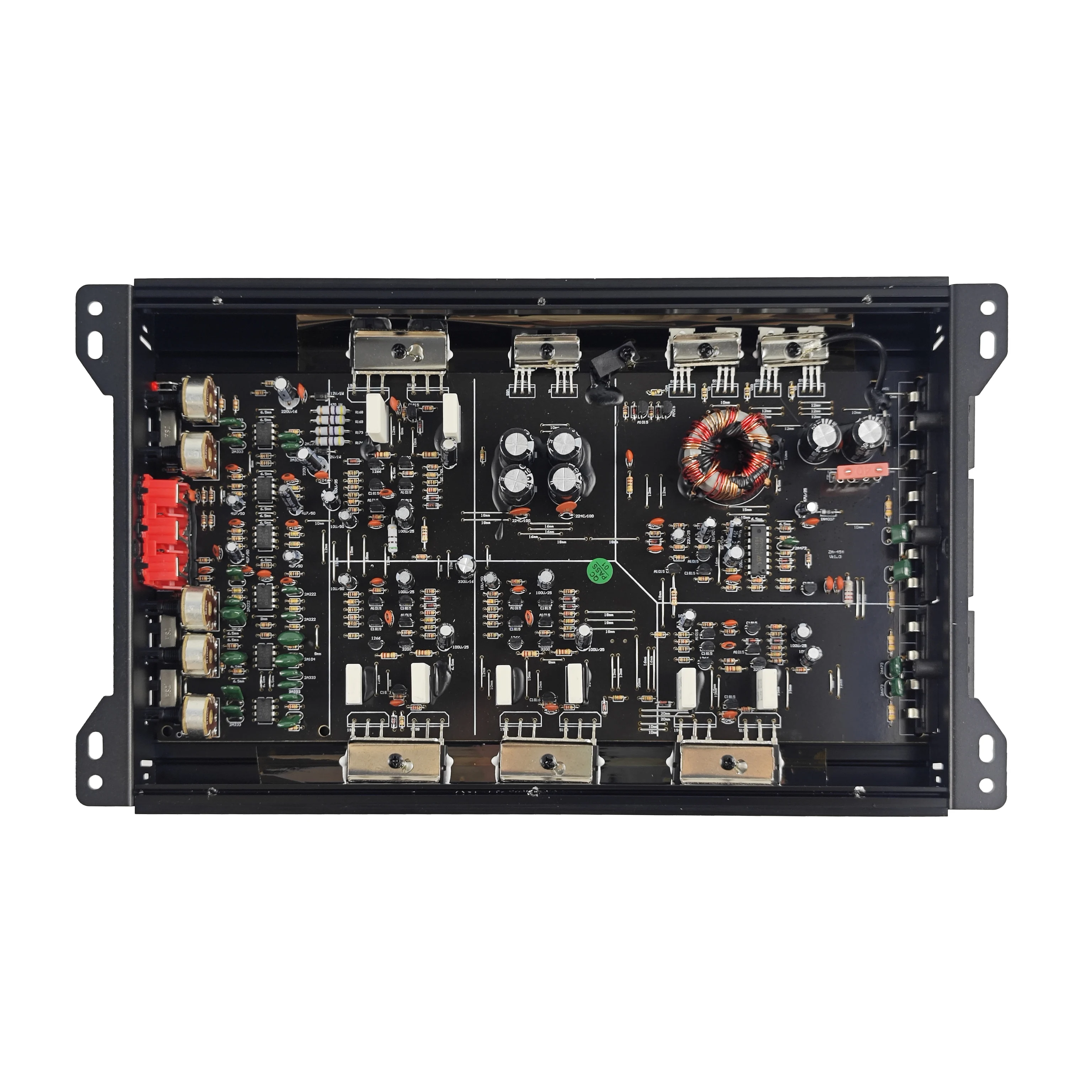 Wholesale Auto Parts 4 Channel AB Car Subwoofer Amplifier 12V Power with Crossovers Equalizers Amp Car Subwoofer Amplifier