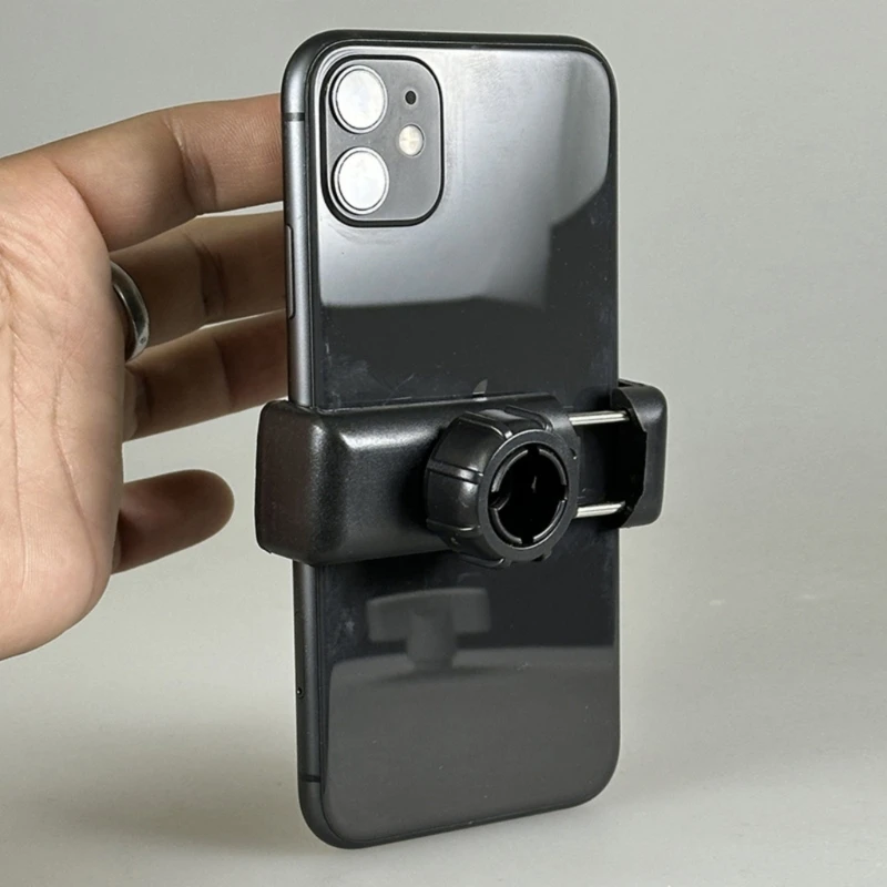 Ziehen Sie Telefonhalter Clip Mount 17mm Loch für 17-mm-Ballkopfadapter für 60-82 mm Handy Live Streaming Bester Verkauf