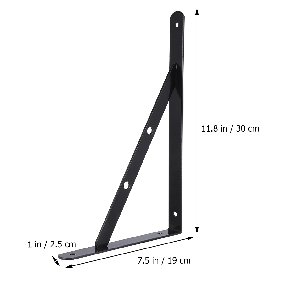 

2pcs Metal Brackets 90 Degree Heavy Duty Reinforced Corner Brackets For Shelves Storage Organizer Home Office Wall Mounted Shelf
