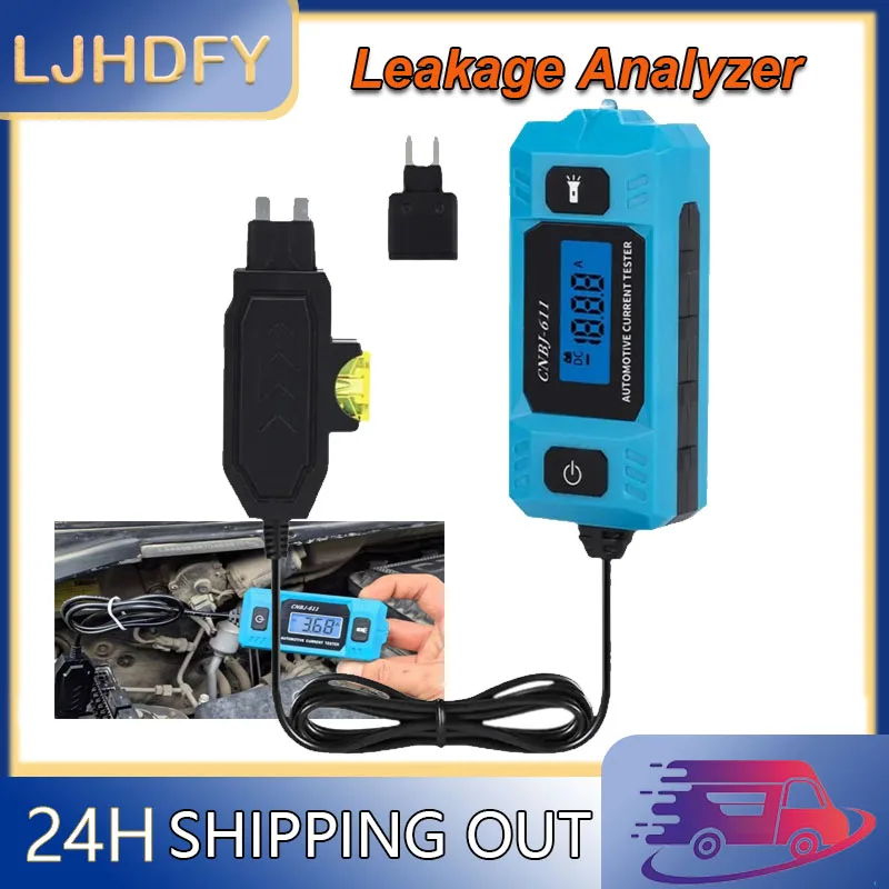 

Car Circuit Tester Current Test Fuse Diagnostic Tool Range 0.01~19.99A Repair Detector 12V Automotive Current Tester with LCD