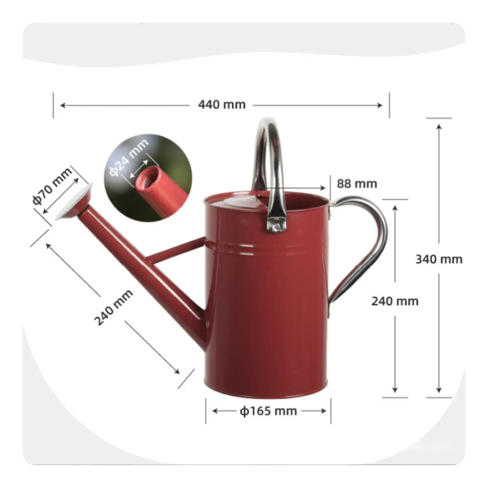 Garden Watering Can with Auto Watering Feature Bottom Watering Pot for Flowers Vegetables Terrace High Flower Pot
