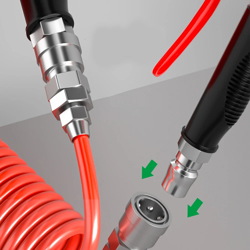 

300/600/800 мм воздушный пистолет для чистки автомобиля, пневматический инструмент, изгиб на 360 градусов, садовый инструмент для очистки высокого давления, запасные части
