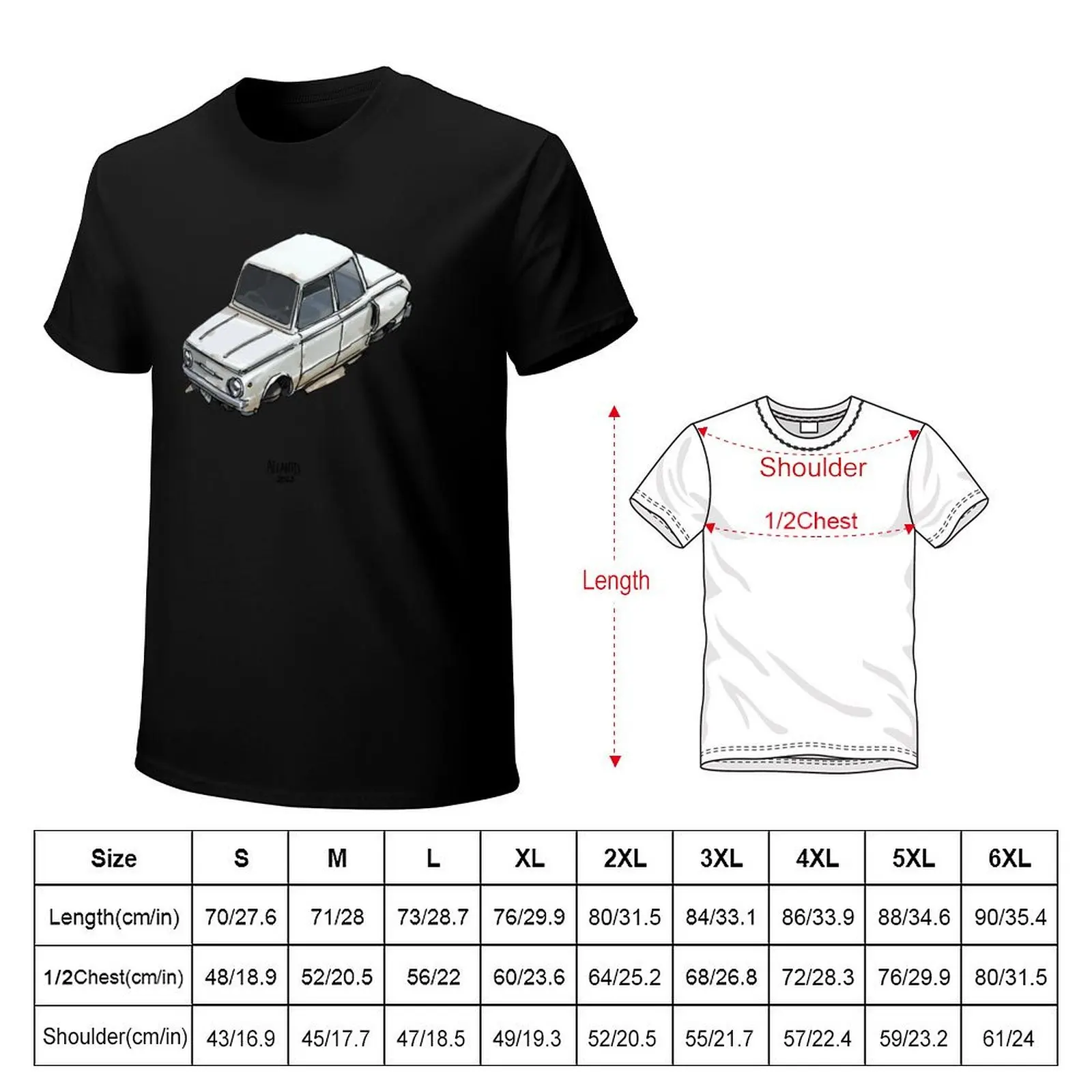 Flying car retro series - ZOZ T-Shirt Urban Casual Loose Fit Tee