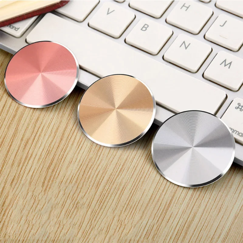 Dünne Metall Platte Disk Für Magnetische Auto Telefon Halter Eisen Blatt Aufkleber Disk Für Magnet Tablet Schreibtisch Telefon Auto Ständer Halterung Runde – Detail 4