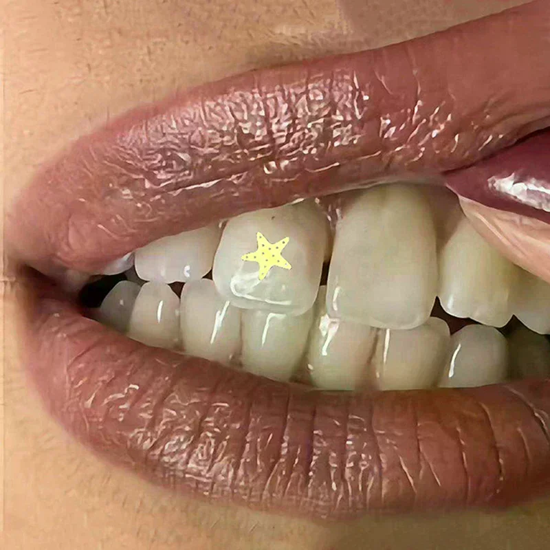 /ACR/New 3pcs/Box Dental Tooth Diamond Gem Imitation Teeth Star Various Shape Beauty Diamond Jewelry Ornament Decoration