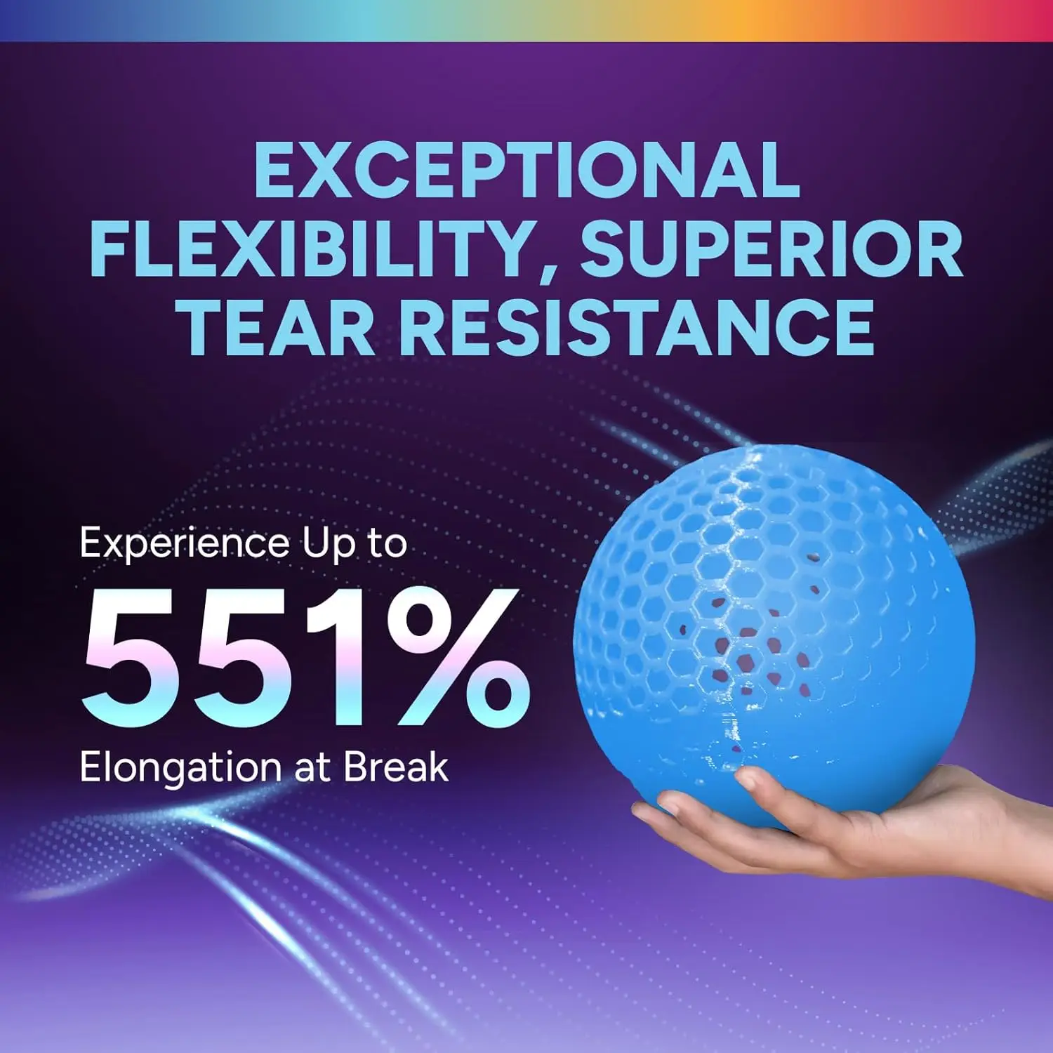 خيوط TPU عالية السرعة 1.75 مم لفة مرنة، خيوط طابعة ثلاثية الأبعاد ناعمة 95A، بكرة 250 جرام/500 جرام/1000 جرام، تناسب معظم طابعات FDM