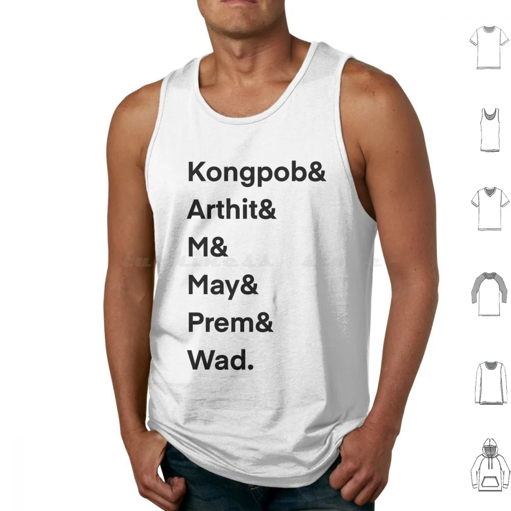 Names-Sotus Tank Tops Vest Sleeveless Bl Boys Love Thai Thai Drama Kawaii Cute Boy Love Yaoi Lakorn Raikantopeni Raikantopini