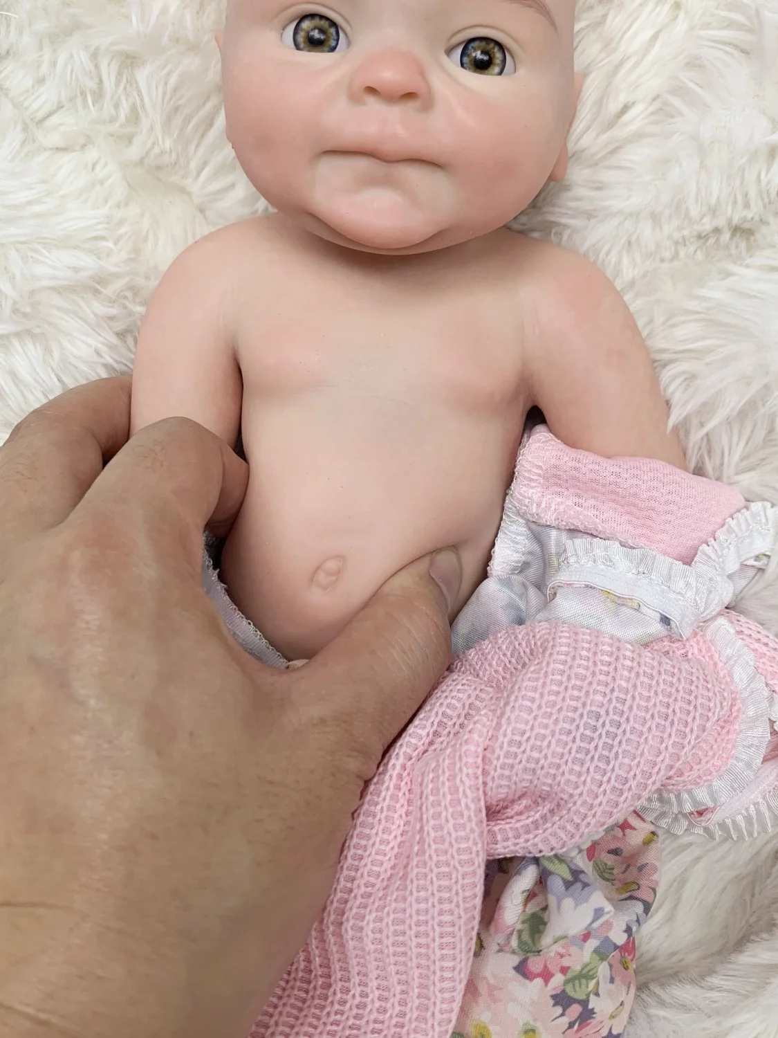 33 cm Silikon Mädchen COCO Offenen Mund Reborn Puppen, 2 Sets Outfits Handgemachte Gemalt Neugeborenen Baby Puppe Spielzeug Reborn Corpo De silikon