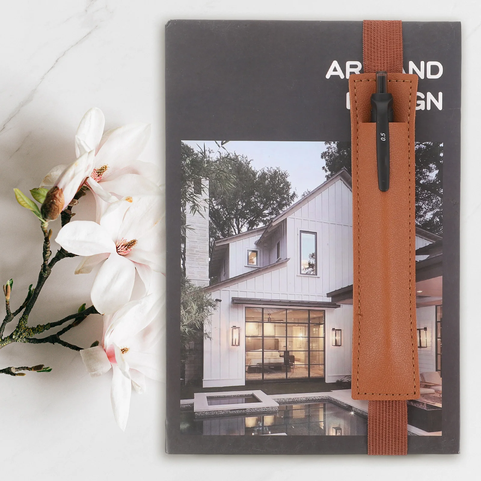 

6pcs Elastic Band Holder For Notebook Fountain Ballpoint Pens Gift Pencil Sleeve Pouch Wear-Resistant Birthday