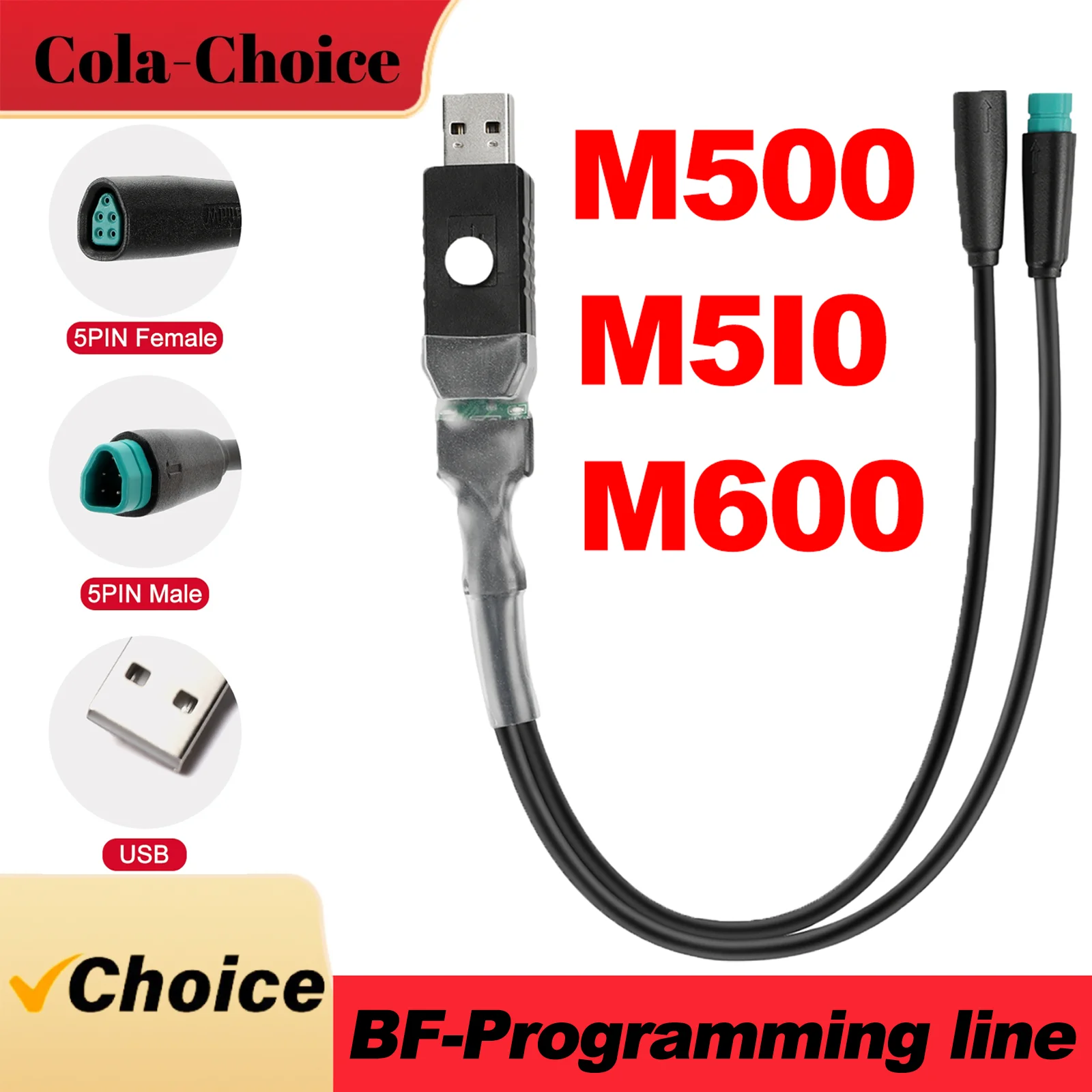BAFANG BESST Programming Line Speed Limit Release Wheel Diameter Setting M600 M510 M500 M400 CAN Protocol Programming Cable
