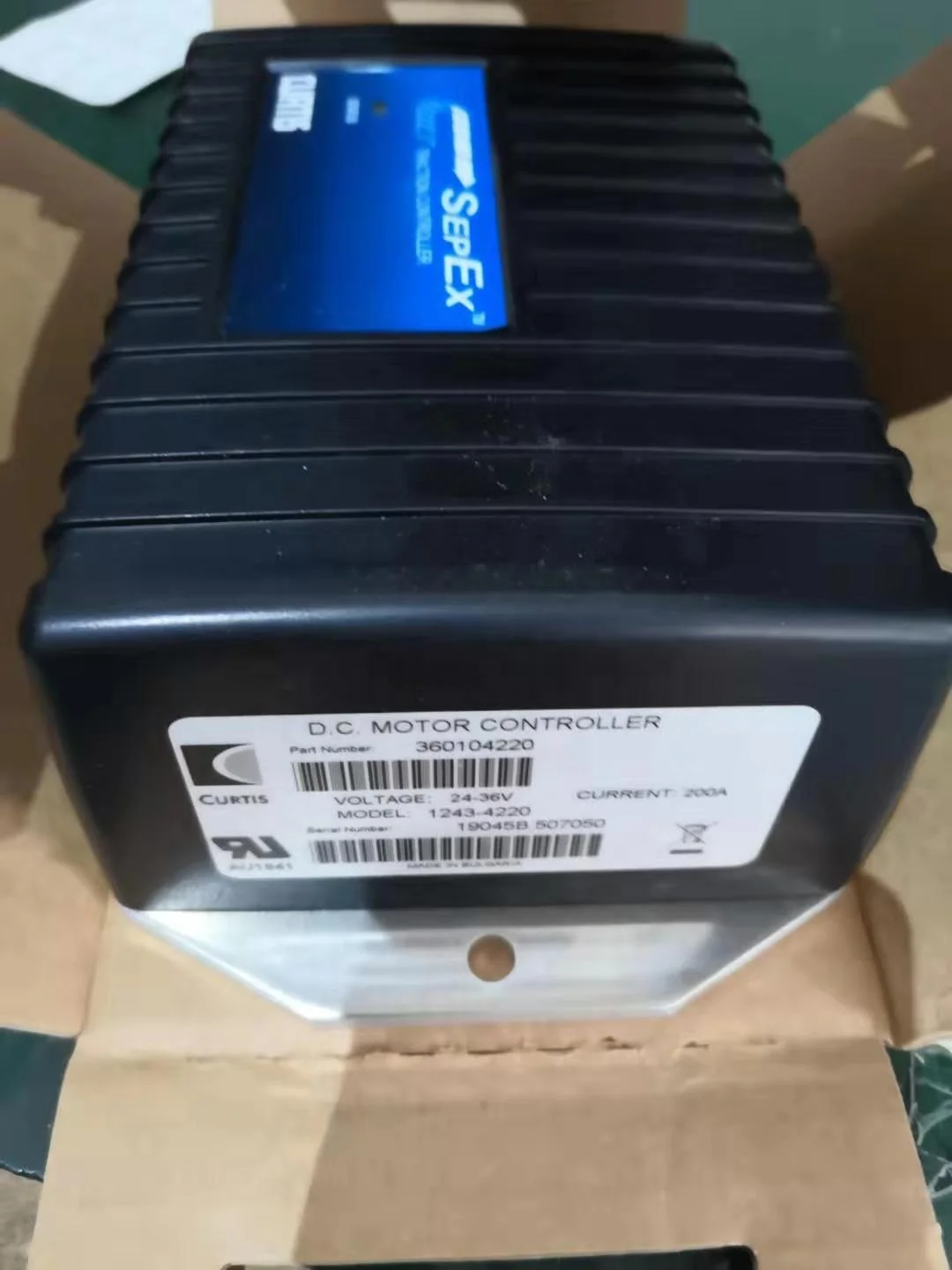 CURTIS DC SepEx Pengendali Motor 1243-4320 24V / 36V - 300A Forklift Stacker dan Pengendali Motor Kendaraan Mobilitas Listrik