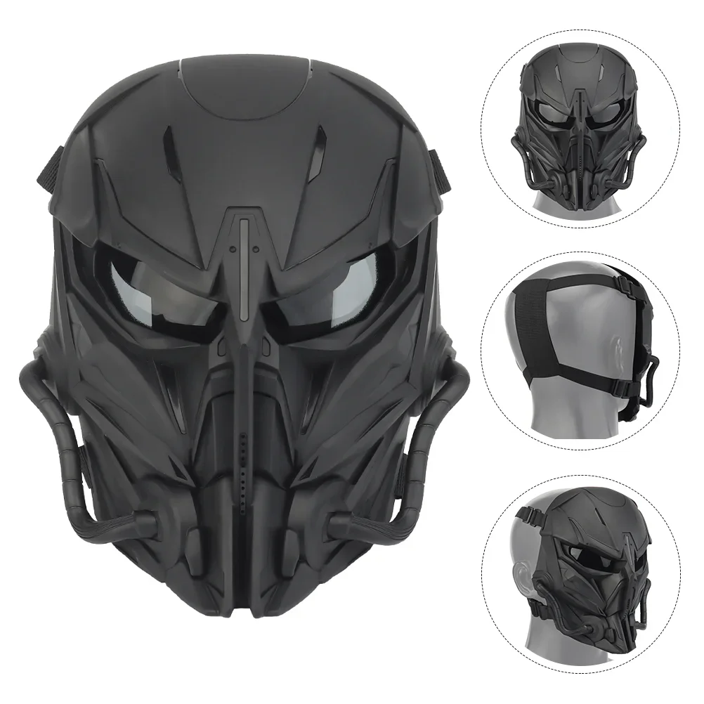 Mask Led Gothic Masks Full Face Cyber Masks Robot Punk Cosplay Masks Fi Masks Halloween Cosplay