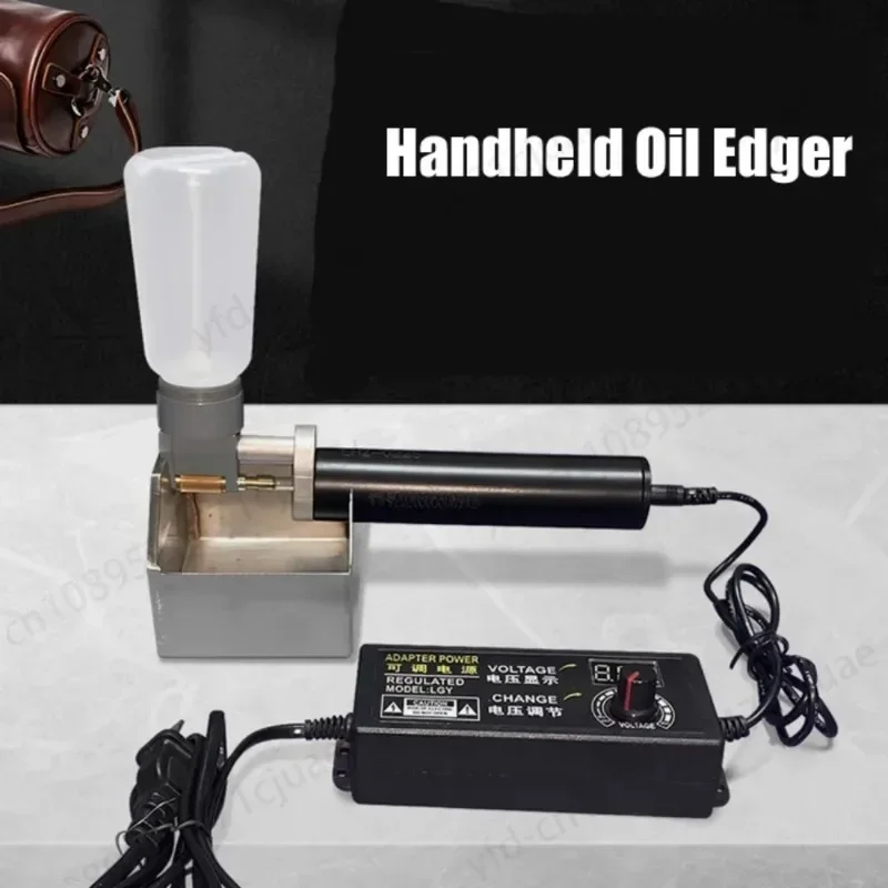 Handheld Leather Edge Oil Oiling Dyeing Coloring Inking Painting Machine Leather Products Side Oil Tool