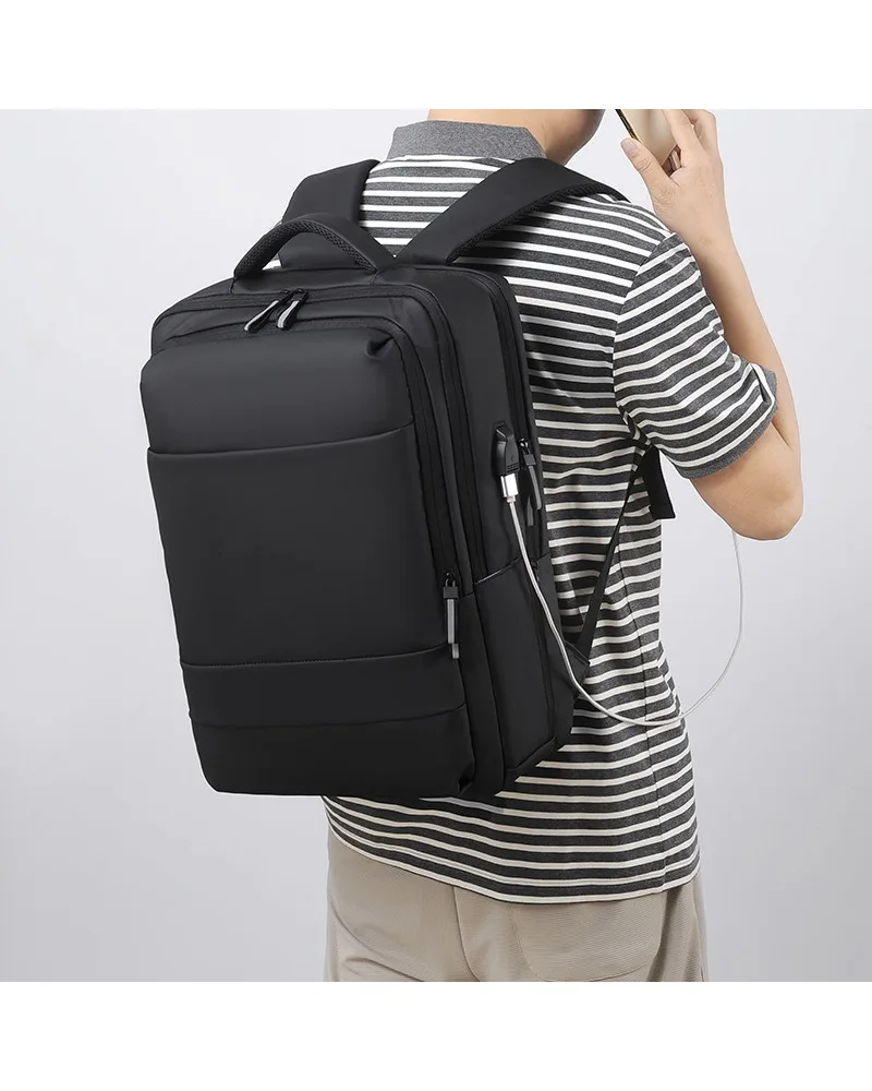 

Computer bag backpack notebook bag large capacity simple trend school bag college student backpack backpack men