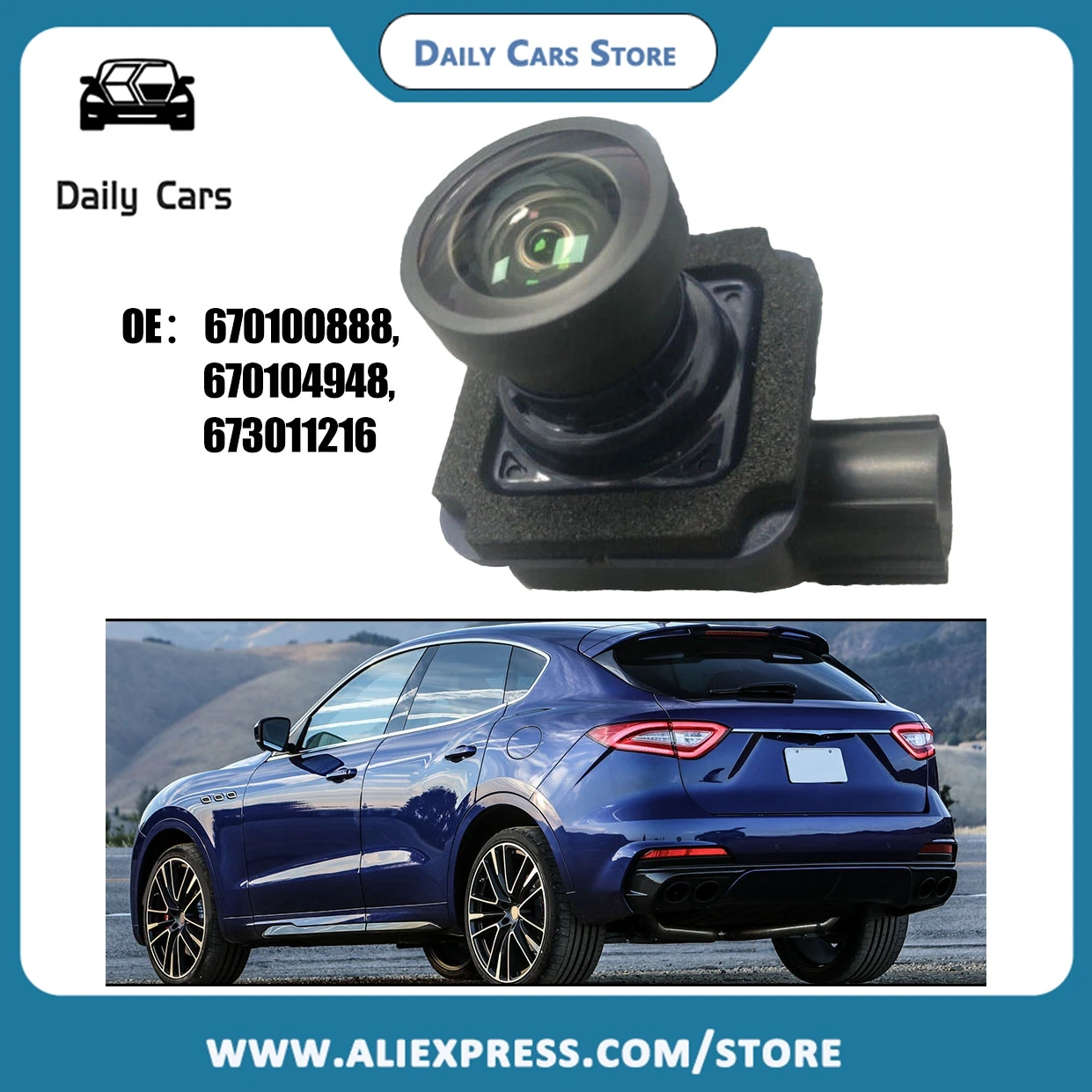 

For Maserati 670104948 Hote Sale Professional Reversing Camera Brand New High Quality For Maserati Levante 2017~2020