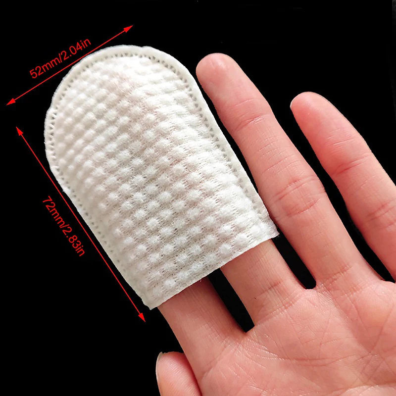 120 pçs/saco almofadas de algodão facial macio almofada cosmética em forma de u bolso almofada de algodão maquiagem para rosto compõem almofada de remoção