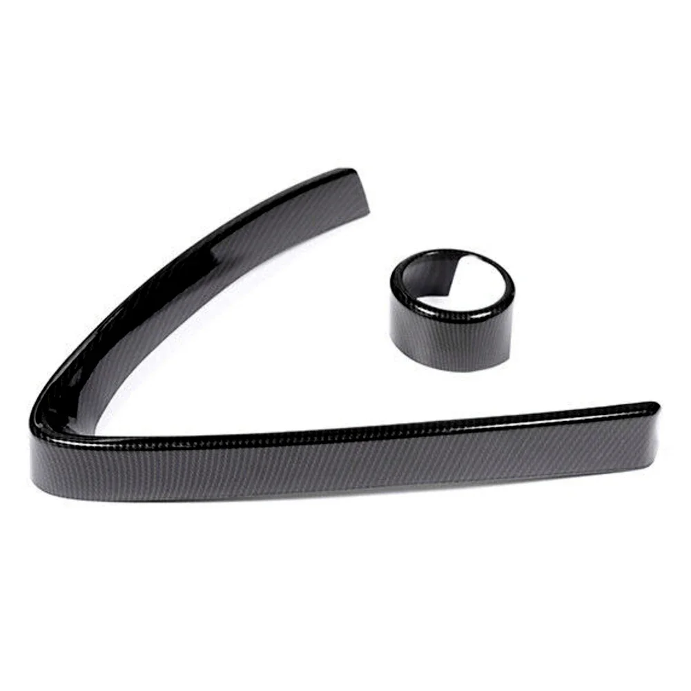 

Carbon Fiber Style ABS Car Front Bumper Center Grille V Shape Cover Trim Fit for Alfa Romeo Stelvio 2017 2018 2019 2020