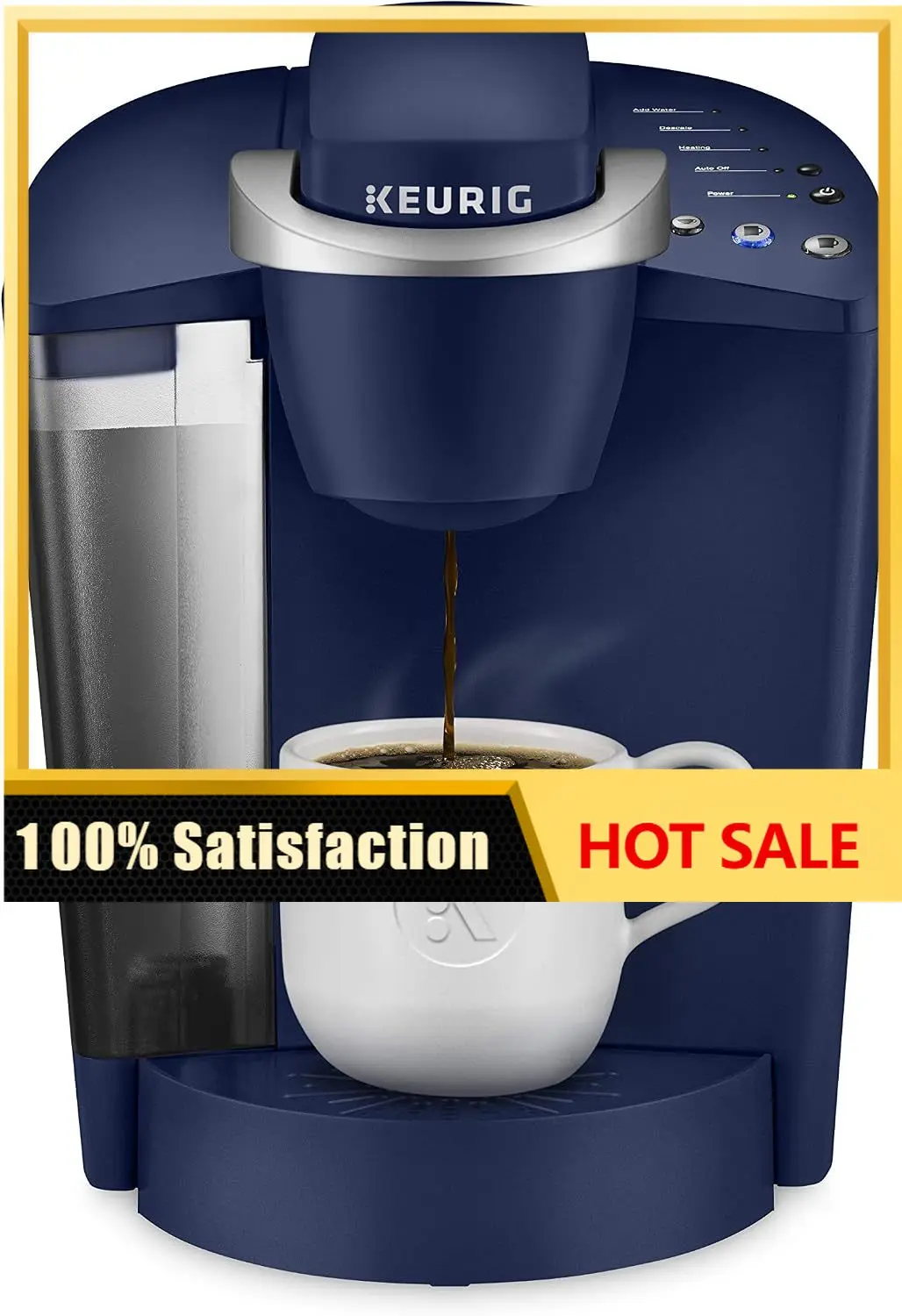 K-Classic K55 Single-Serve K-Cup Pod Coffee Maker, Patriot Blue, 6 to 10 oz. Brew Sizes