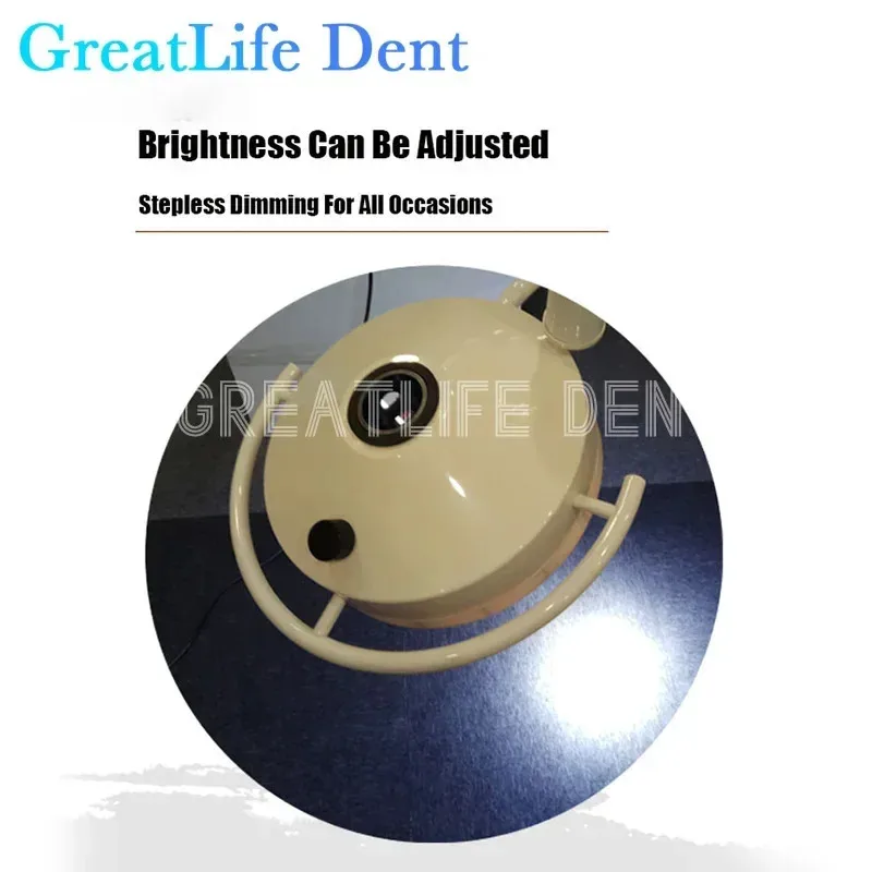 

2026 EU MX US Stock GreatLife Dent 24 bulbs 72w Pet Surgery Dental Brightness Ceiling Surgical Exam Shadowless Led Dental