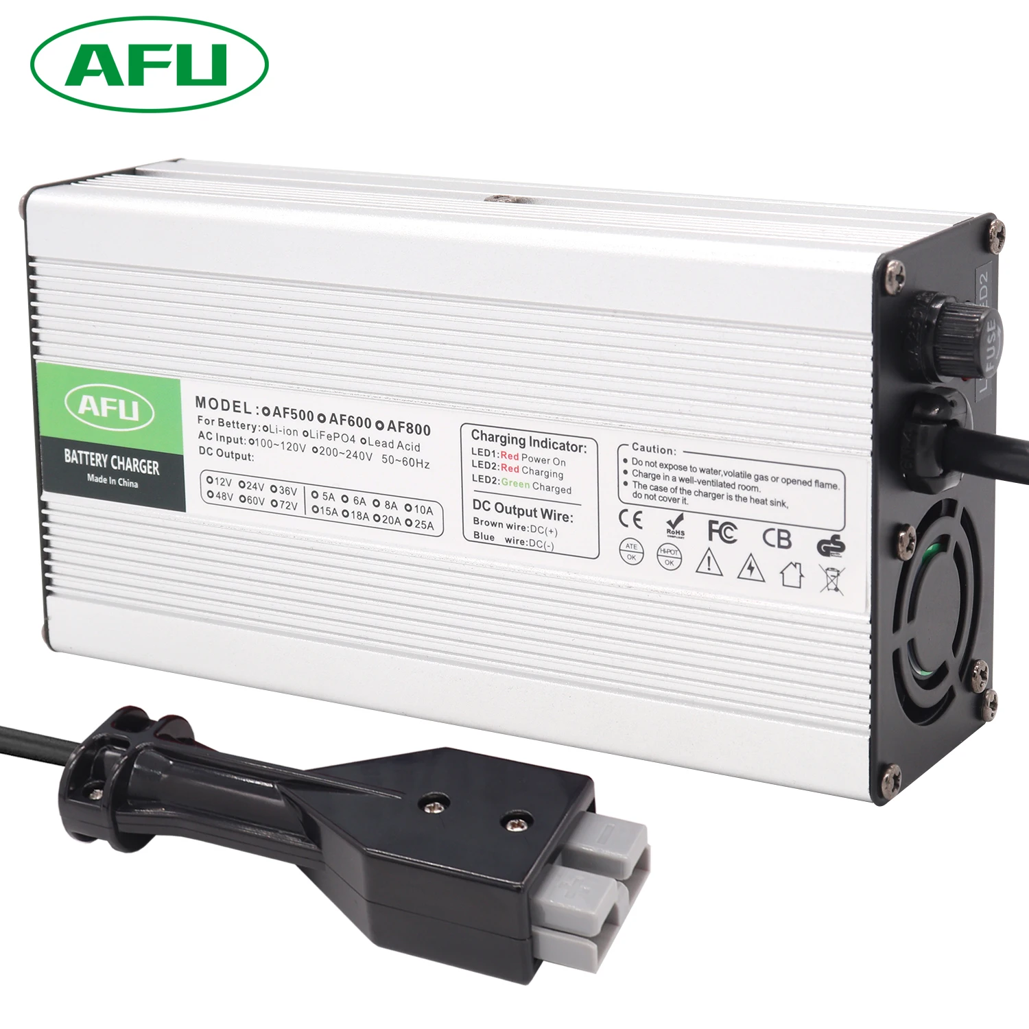 Factory Outlet 36V 10A Lead Acid Auto Charger Float Charge 41.4V Max Power 44.1V For 36V Various Golf Carts