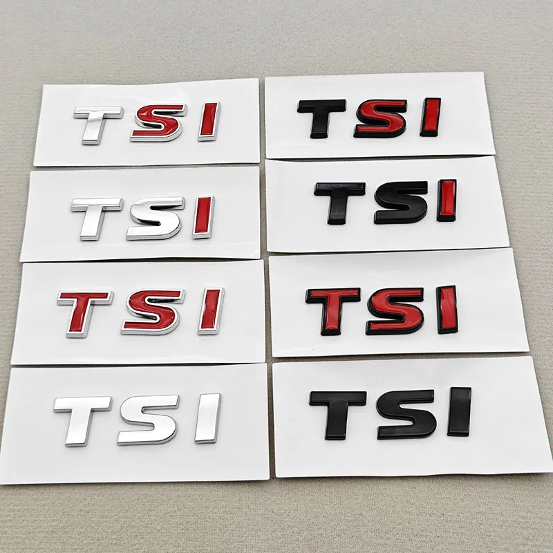 3D ABS Car Letter Fender Rear Trunk Emblem  Stickers Decal Stying For Wlokswagen VW Golf 5 6 7 Polo Passat Auto Accessories