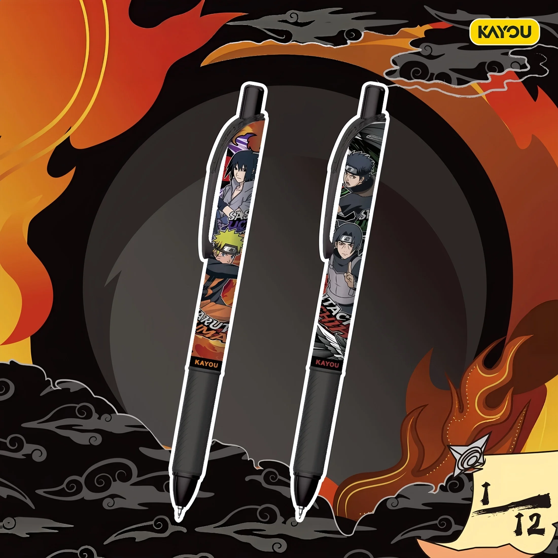 Naruto Gel Pen, Ninja Pen, Official Flagship Store Edition 7, Genuine Gel Pen Stationery, Blind Box Gel Pen, Blind Box Gift, Naruto Merchandise