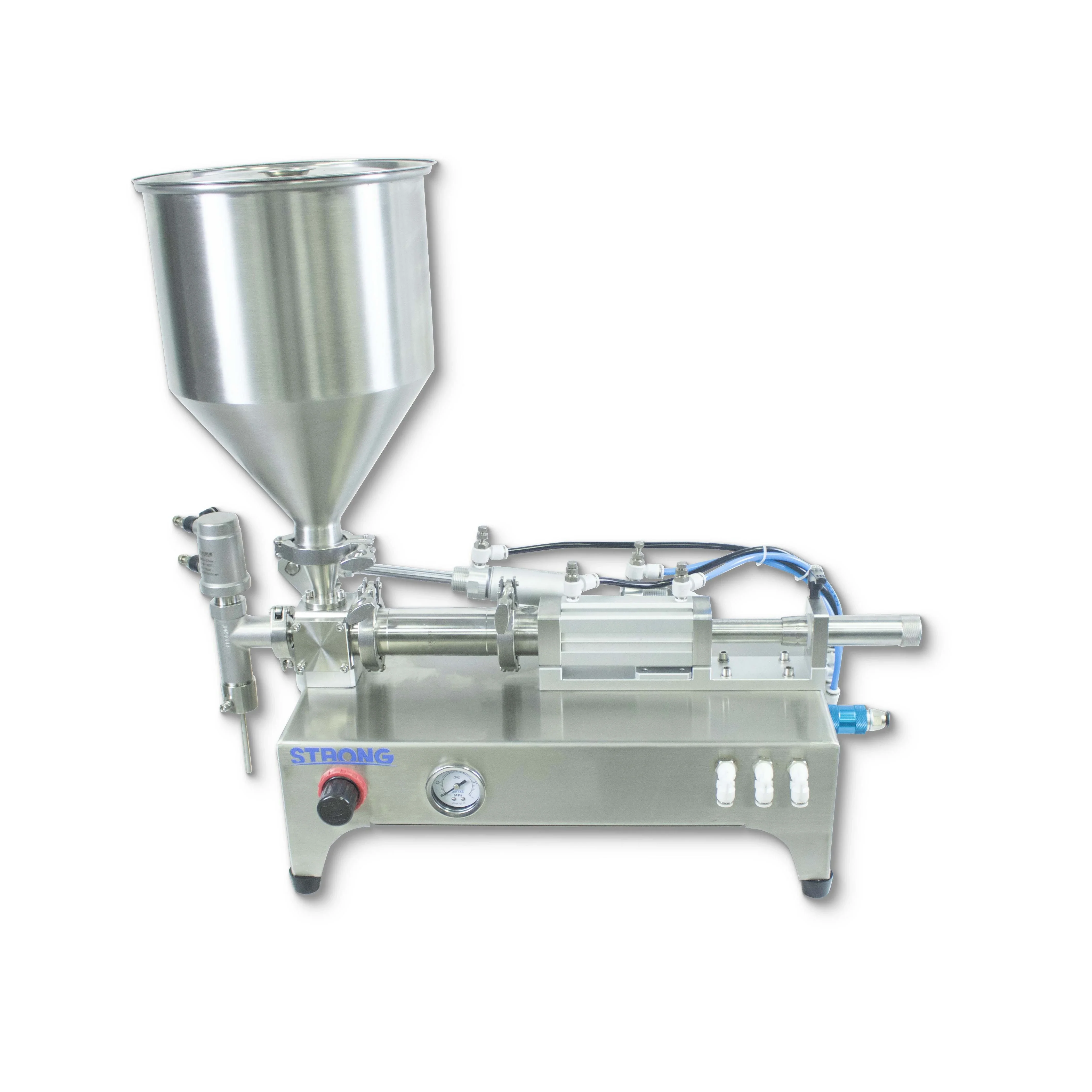 Pneumatic Piston Pump Semi-automatic Liquid Filling Machine For Salad Cosmetic Bottle Juice Small Piston Liquid Paste Filling