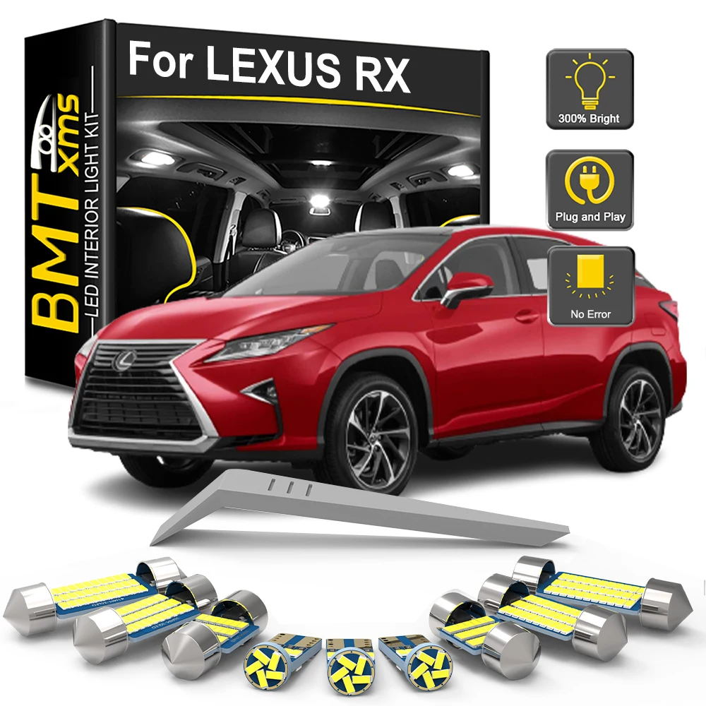 

BMTxms Canbus LED Interior Light Kit For Lexus RX 300 330 350 270 400h 450h RX300 RX330 RX350 RX270 RX400h RX450h 1998-2015