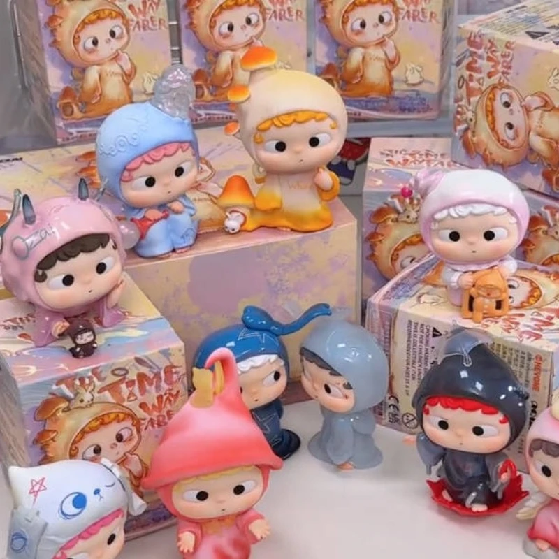 OZAI ซีรีส์ The Time Way Farer กล่องสุ่ม OZAI กล่องปริศนา ของตกแต่งโต๊ะน่ารัก ของขวัญ ฟิกเกอร์ในกล่อง ของเล่นสะสมสุดฮิต