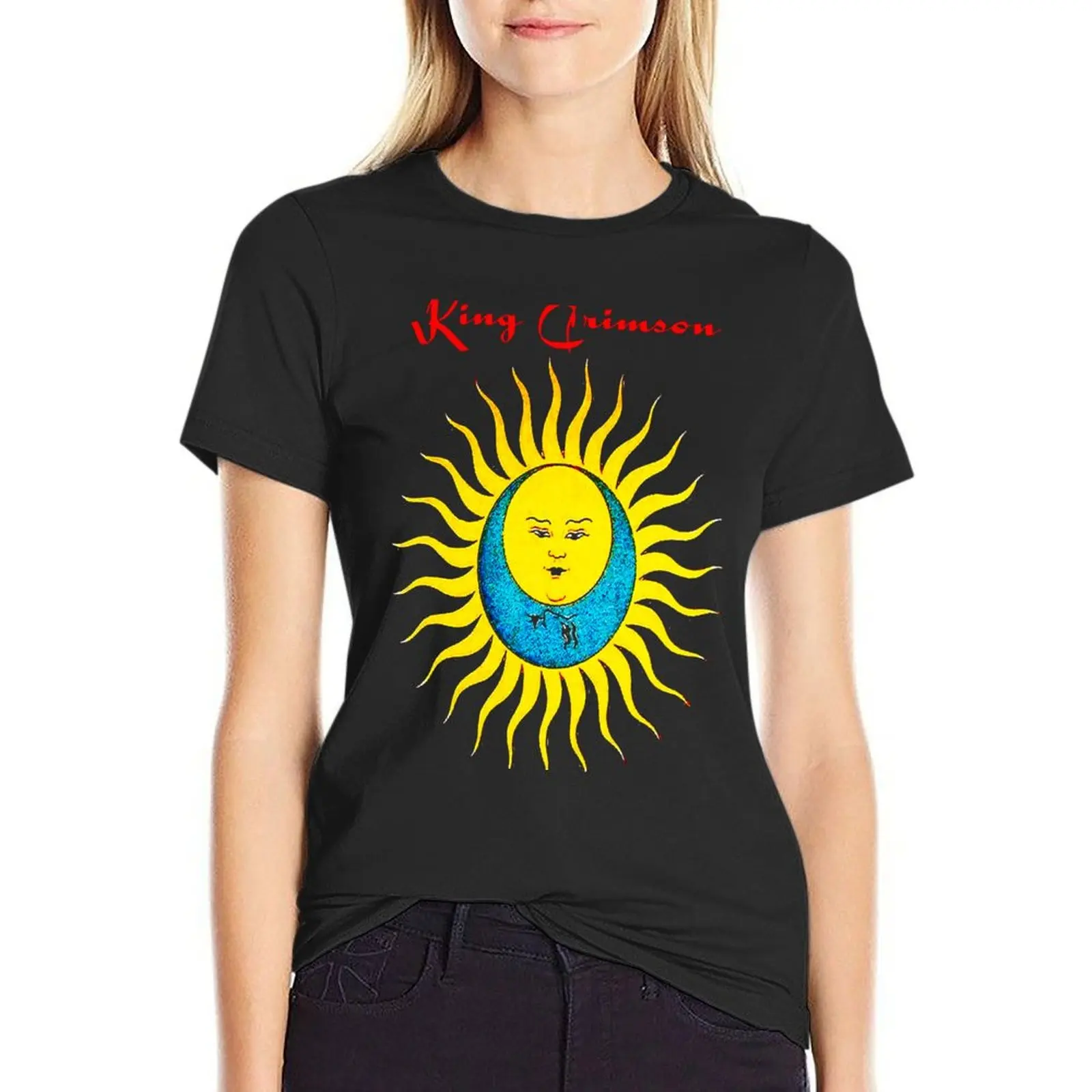 

king crimson KC54 - king crimson - best selling T-Shirt summer top hippie clothes aesthetic clothes summer clothes Women tops