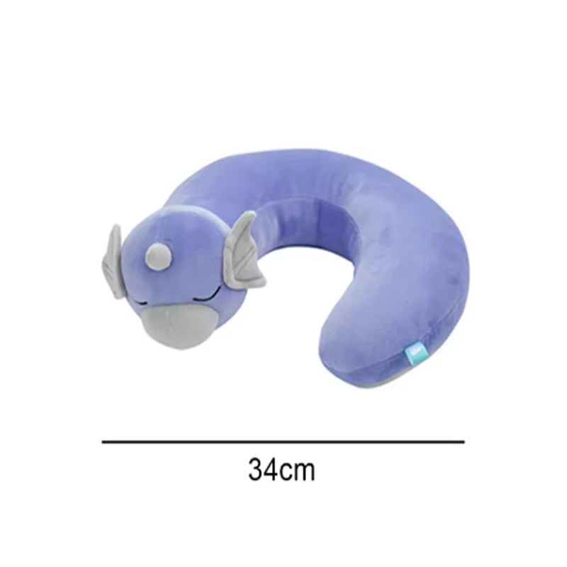 35CM Anime Dratini Plüsch-U-Nackenkissen Niedlicher Drache Weiche Stofftiere Puppe Spaßspielzeug Geschenke für Kinder – Detail 1