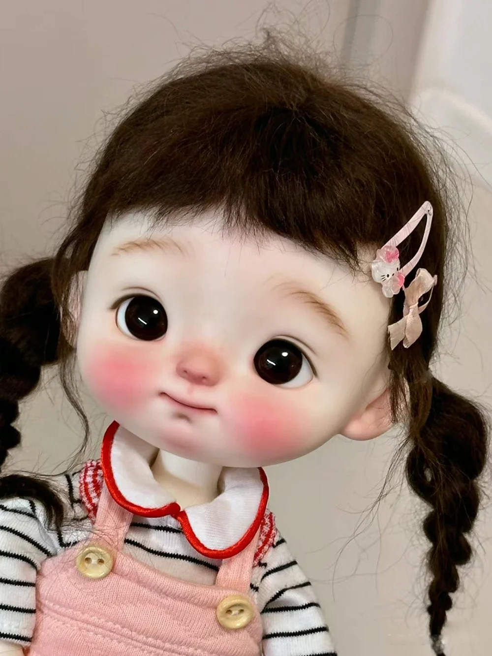 

Кукла DaMeng Bjd 1/6 Xiaofeiyang Spot QbabyBig голова Улыбка из смолы шарнирная игрушка куклы для девочек Бесплатная доставка