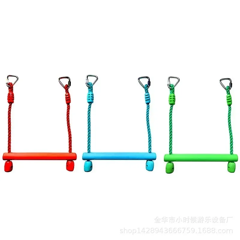 ของเล่นวงแหวนปีนป่ายสำหรับเด็ก กิจกรรมฝึกฝนกลางแจ้ง ปลอดภัย พร้อมเชือกแขวน วงแหวนแขวน อุปกรณ์ปีนป่ายสำหรับเด็ก