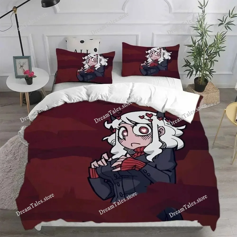 Game Helltaker Bedding Sets Comforter Quilt Bed Cover Duvet Cover Pillow Case Sets Bedroom Decoration Home Textiles741 5