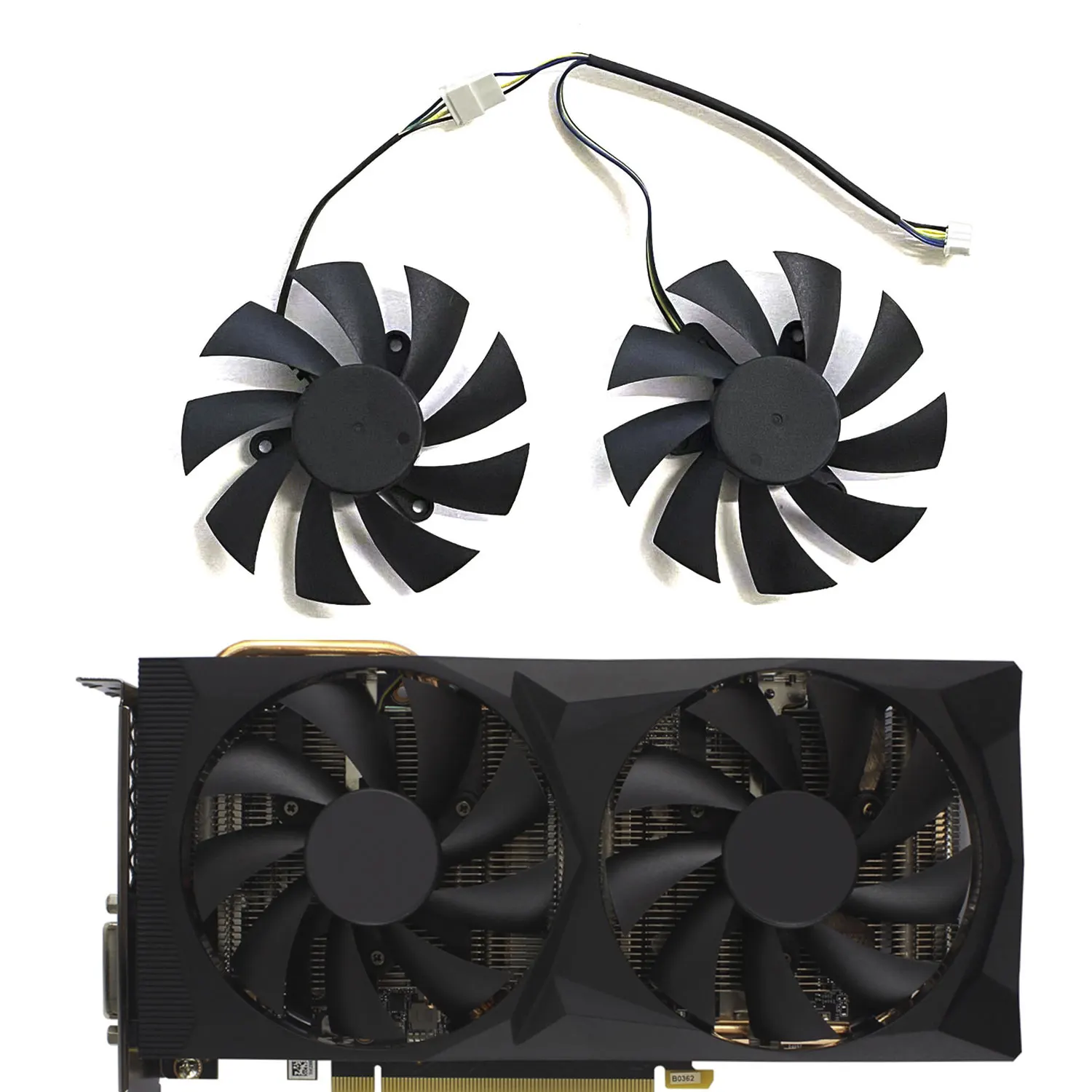 GA92A2H 4PIN For Zotac GeForce RTX2060 SUPER MINI RTX 2060 6GB ZT-T20600 Graphics Card