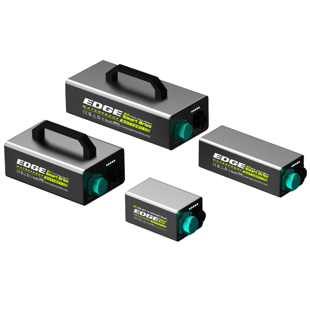 EDGE K4C Batteries – Fast-Charging Waterproof Power Banks for SUP & Kayak Motors (B1/B2/B4/B8)