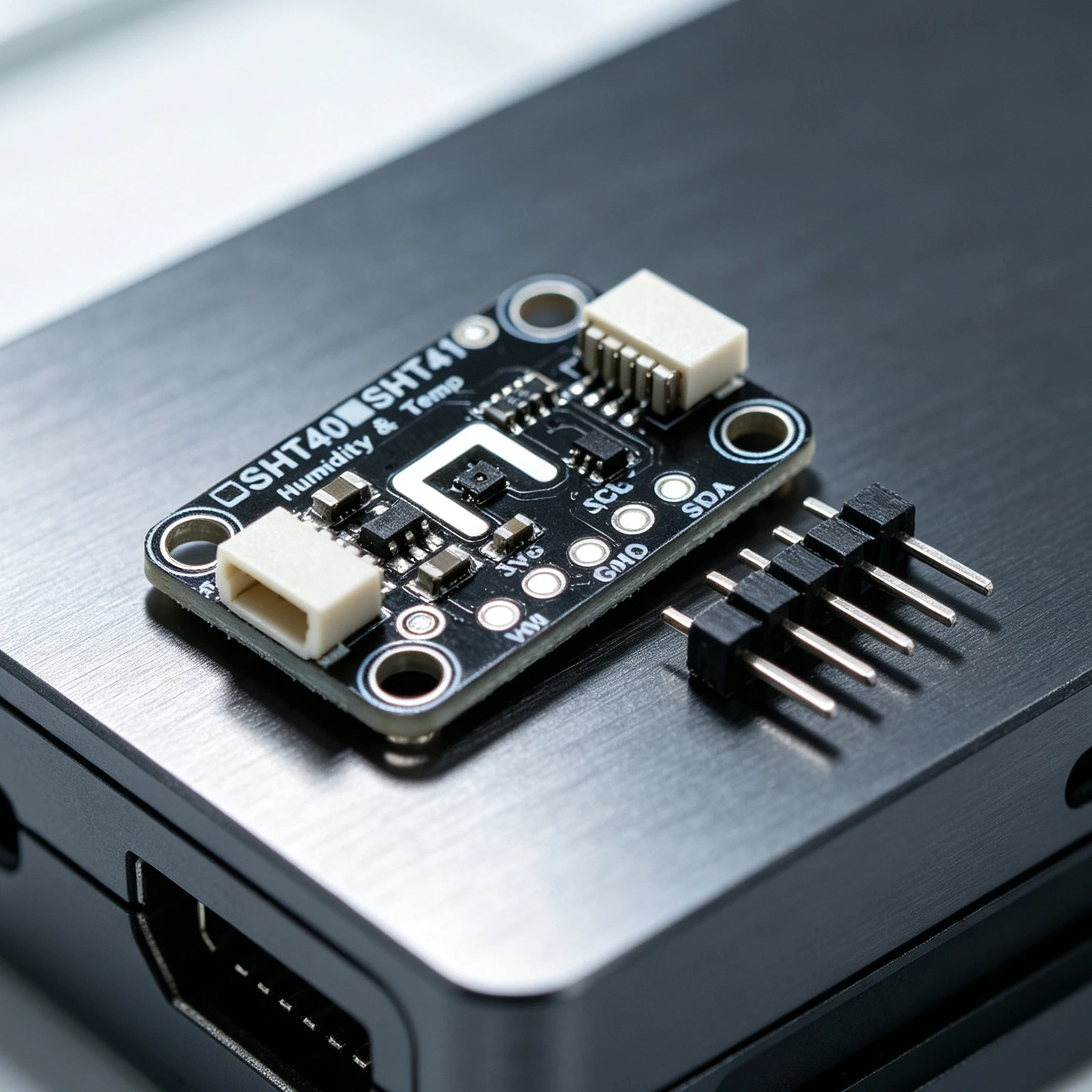 Compact SHT40 SHT41 Temp Humidity Sensor STEMMA QT Qwiic I2C Compatible PCB Module