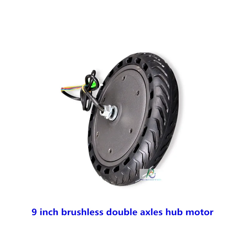 

9 Inch Double Shafts Brushless Dc Electric Scooter Hub Wheel Motor phub-9sd